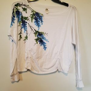Anthropologie-Burning Tourch, Long sleeve top. L